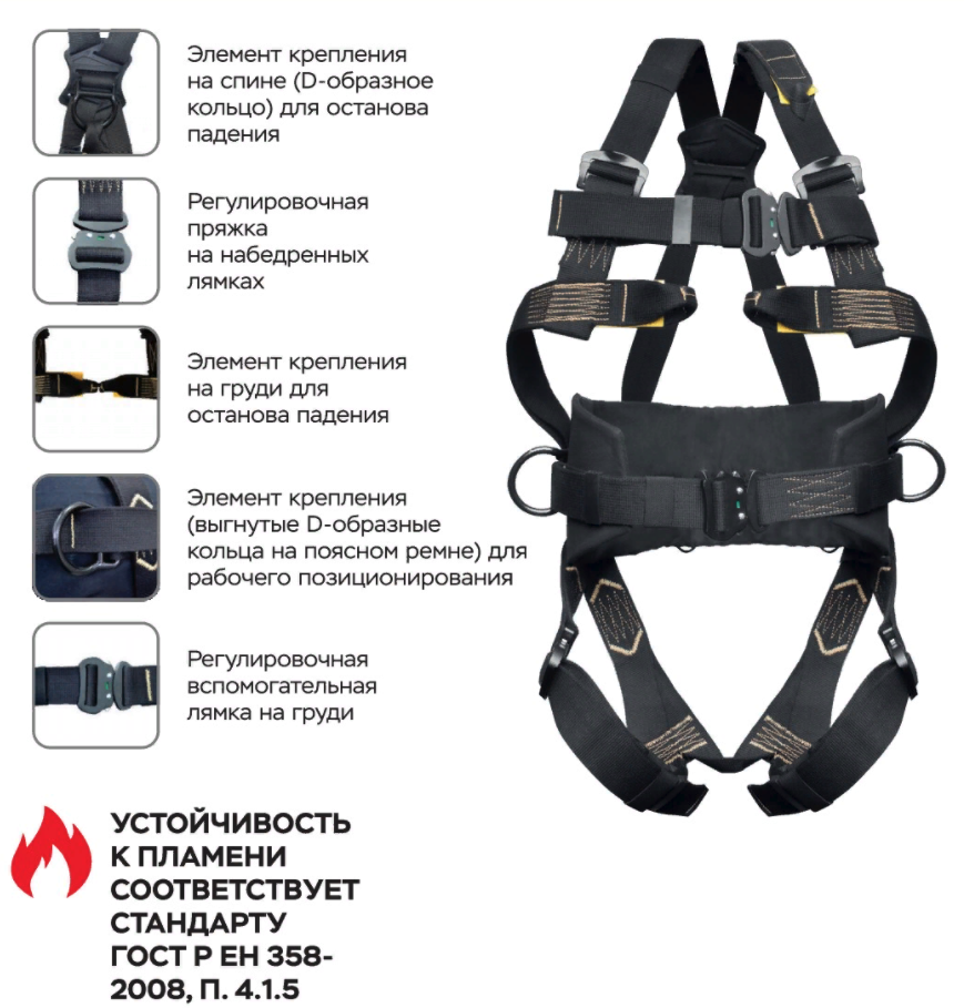 Привязь ST5N | Safe-Tec