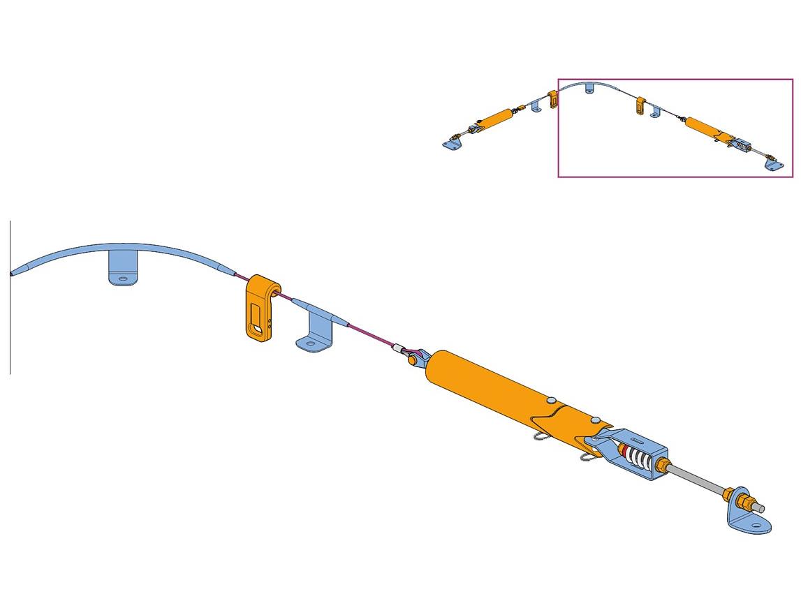 Горизонтальная анкерная линия Gorizont 2 | High Safety