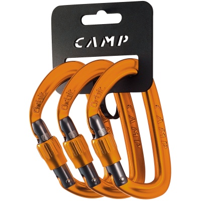 Карабин Orbit Lock 3 Pack | комп. 3 шт | CAMP (Оранжевый)