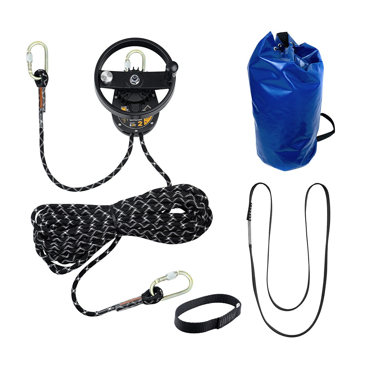 Устройство для спуска с функцией подъёма OMEGA 2 | 10-200 м | High Safety