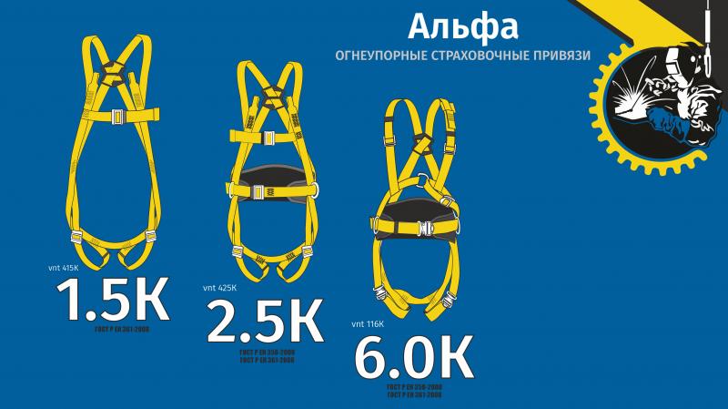 Vento расширяет ассортимент огнеупорных страховочных привязей