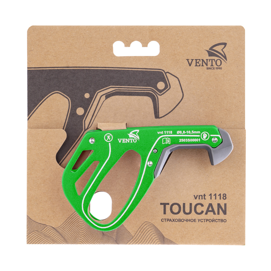 Страховочное устройство Toucan | Vento (Зелёный)