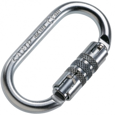 Карабин стальной Oval Steel 2Lock | CAMP