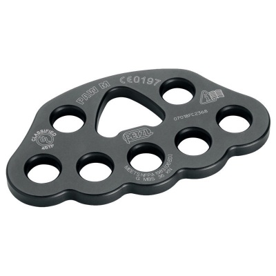 Риггинговая пластина Paw M Black | Petzl