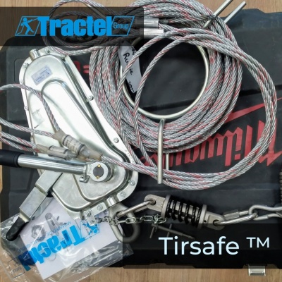 Временная анкерная линия Tirsafe | Комплект | Tractel
