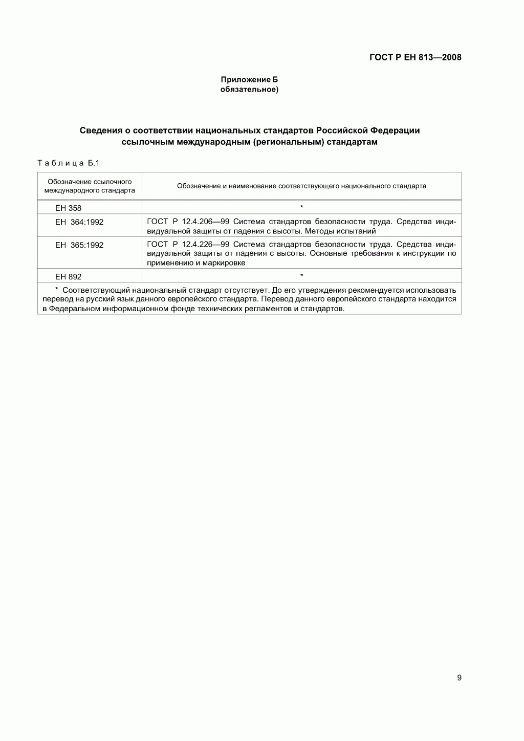 Скачать ГОСТ Р ЕН 813-2008. Средства индивидуальной защиты от падения с высоты. Привязи для положения сидя. 