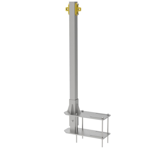 Анкерный столб Пост 2.01-2.03, Цинк, 0.8-1.4 м, МАКсэйф