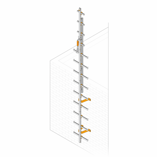 Вертикальная жесткая анкерная линия ZARYA RVL200