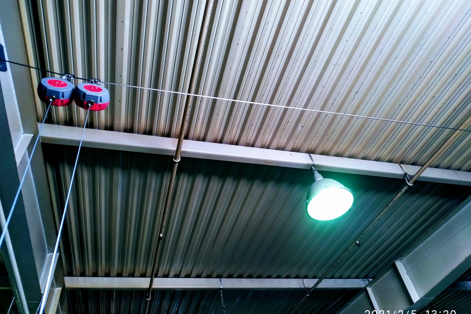 Оснащение производственных цехов анкерными линиями