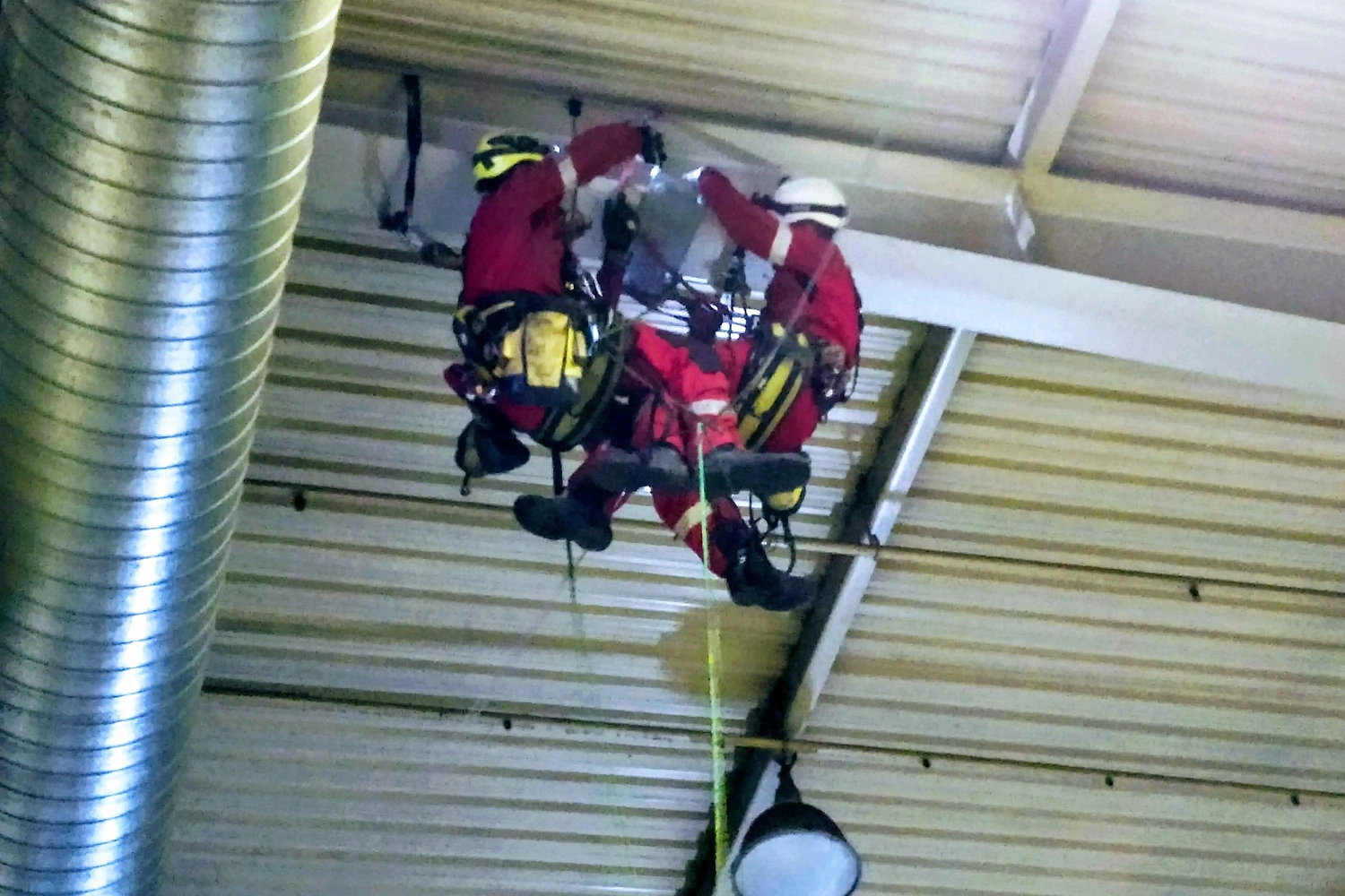 Оснащение производственных цехов анкерными линиями