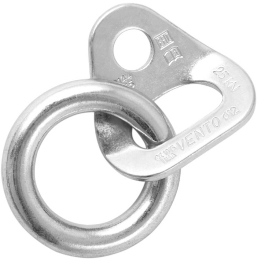 Шлямбурное ухо с кольцом, 12 мм, ZN, Vento