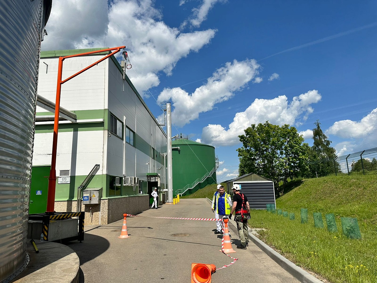 Противовесные опорные системы безопасности на предприятии