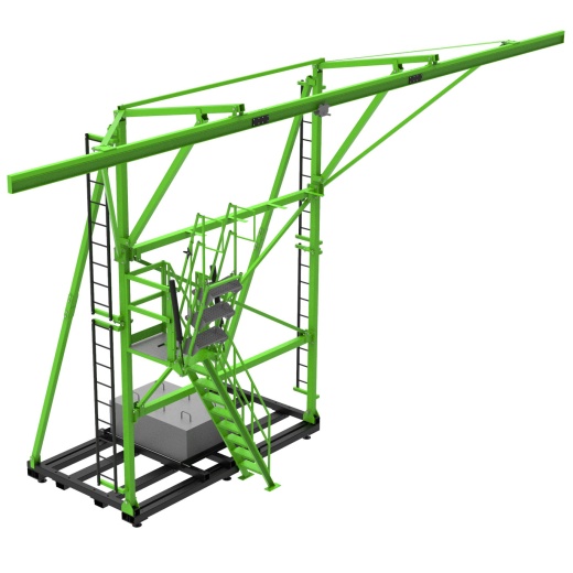 Вспомогательная конструкция Хардлайн с эстакадой