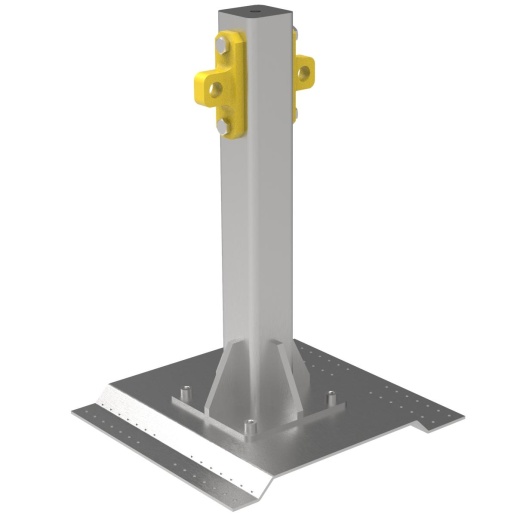 Анкерный столб для профнастила Пост 4.01, Цинк, 0.5 м, МАКсэйф