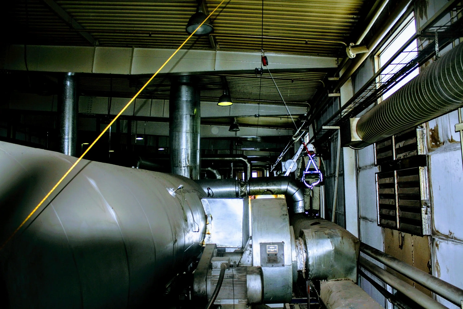 Оснащение производственных цехов анкерными линиями